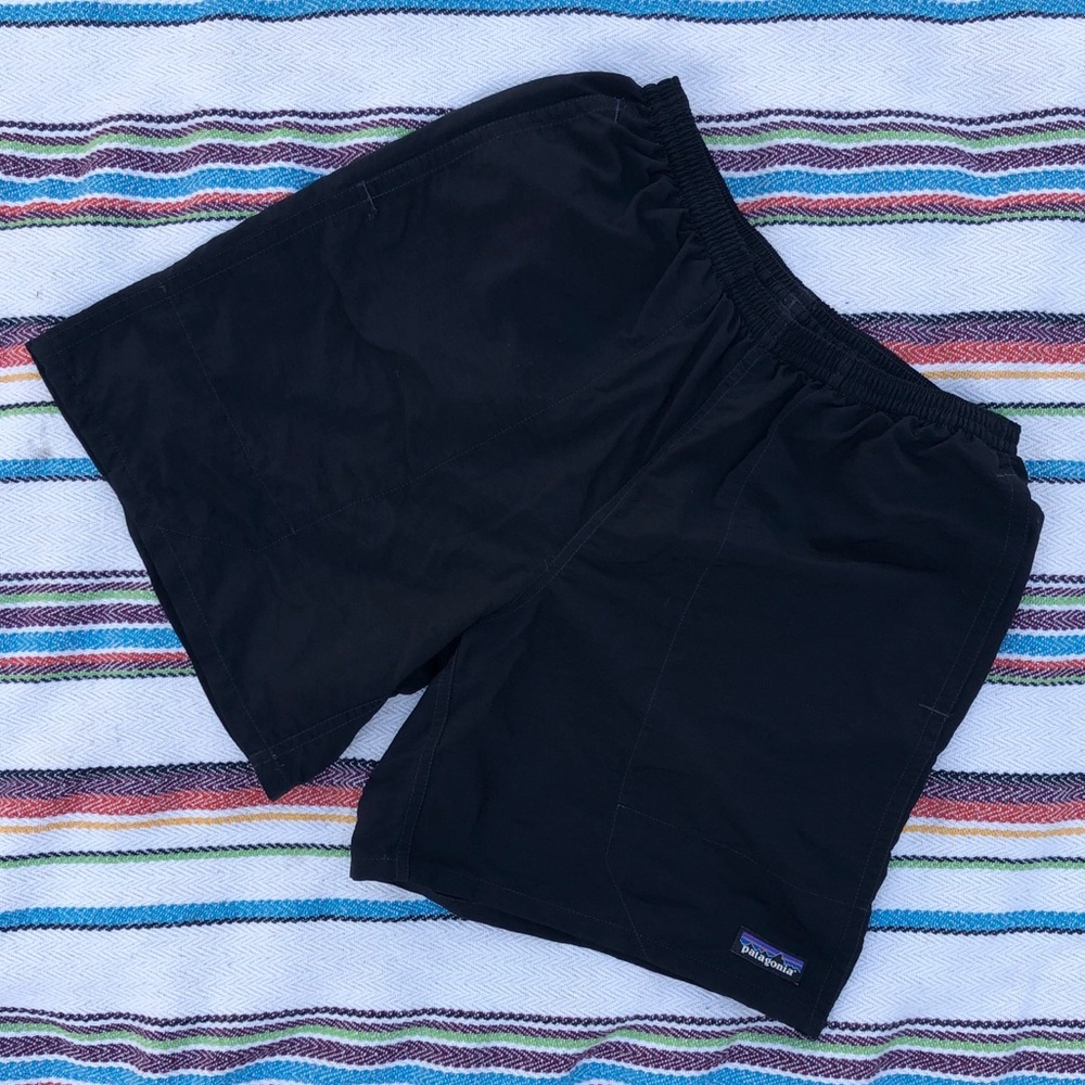 Patagonia Baggies 7” Shorts • Black • Men’s Small